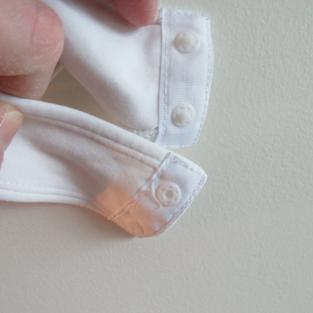 HILL HOUSE HOME The Luna Bodysuit in White Jersey Minimalist Neutral - Size S - Picture 10 of 15